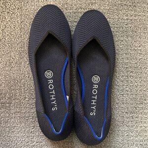 Women’s Rothy’s metallic herringbone flat